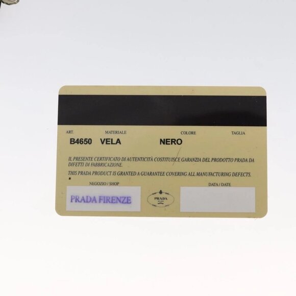 PRADA Sports Shoulder Bag Canvas Gray Silver Auth - Picture 12 of 16